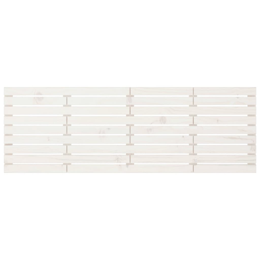 vidaXL Wall Headboard White 166x3x63 cm Solid Wood Pine