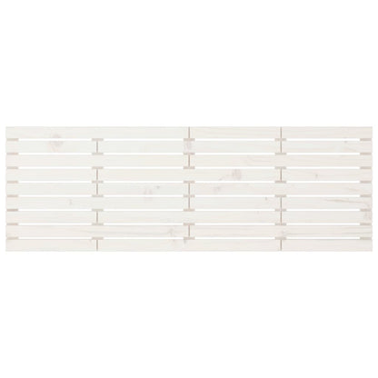 vidaXL Wall Headboard White 166x3x63 cm Solid Wood Pine