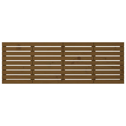 vidaXL Wall Headboard Honey Brown 166x3x63 cm Solid Wood Pine