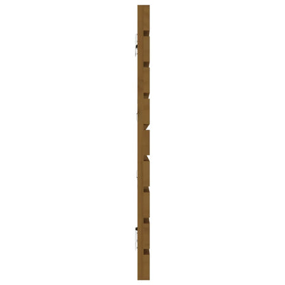 vidaXL Wall Headboard Honey Brown 166x3x63 cm Solid Wood Pine