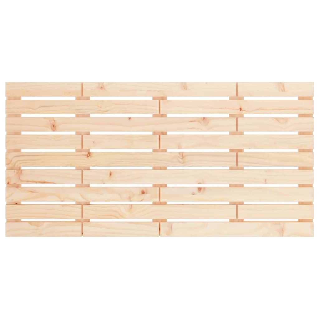 vidaXL Wall Headboard 141x3x63 cm Solid Wood Pine