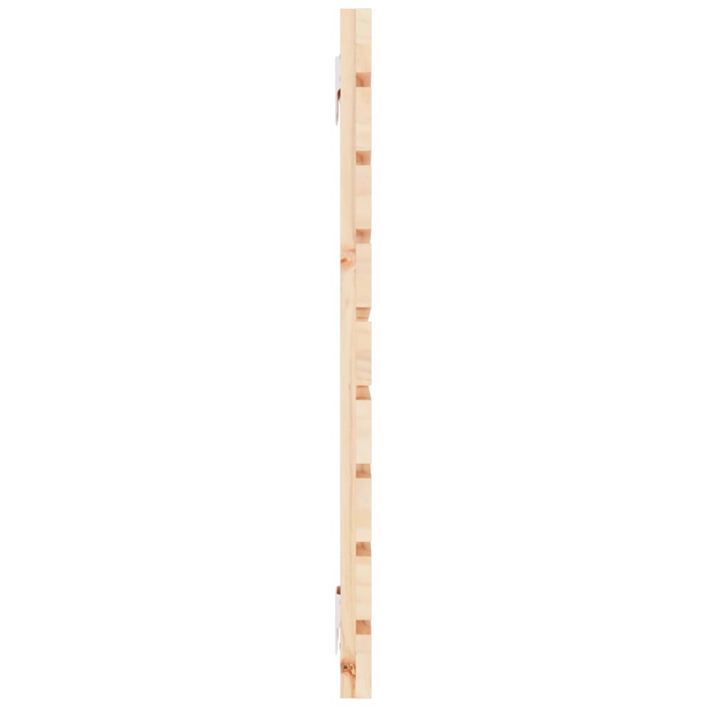 vidaXL Wall Headboard 141x3x63 cm Solid Wood Pine
