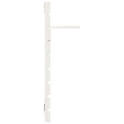 vidaXL Wall-mounted Bedside Shelves 2 pcs White Solid Wood Pine