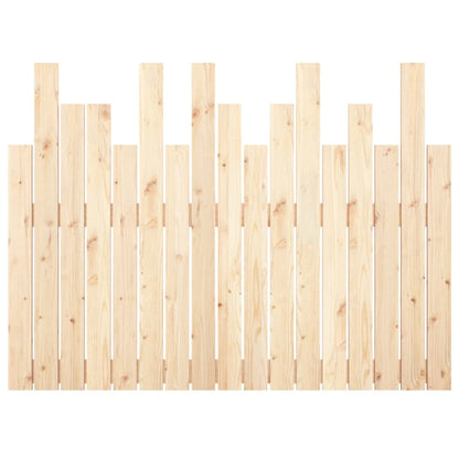 vidaXL Wall Headboard 108x3x80 cm Solid Wood Pine