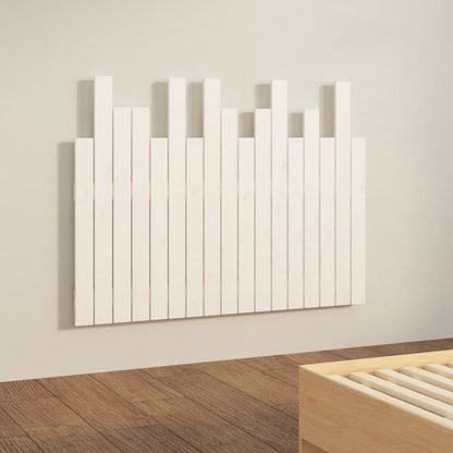 vidaXL Wall Headboard White 108x3x80 cm Solid Wood Pine