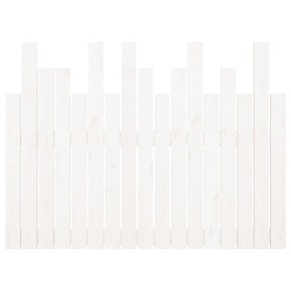 vidaXL Wall Headboard White 108x3x80 cm Solid Wood Pine