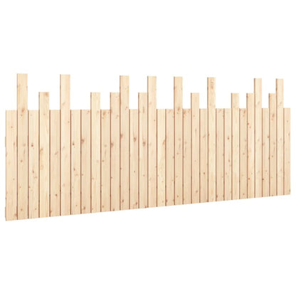 vidaXL Wall Headboard 204x3x80 cm Solid Wood Pine