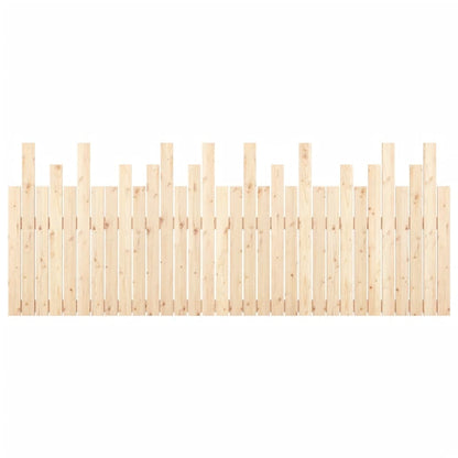 vidaXL Wall Headboard 204x3x80 cm Solid Wood Pine