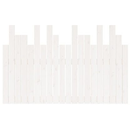 vidaXL Wall Headboard White 127.5x3x80 cm Solid Wood Pine