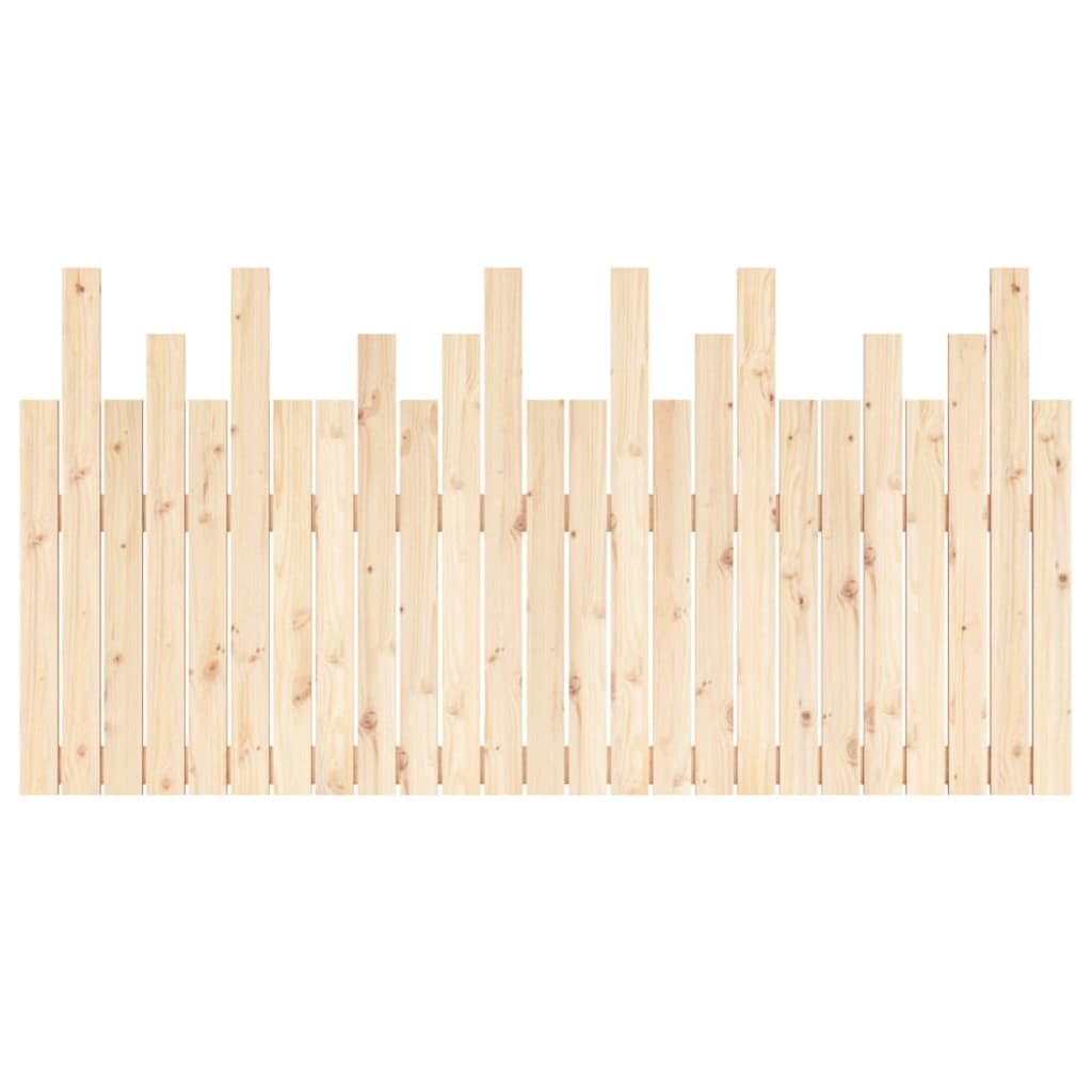vidaXL Wall Headboard 159.5x3x80 cm Solid Wood Pine