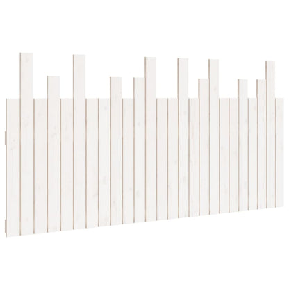 vidaXL Wall Headboard White 159.5x3x80 cm Solid Wood Pine