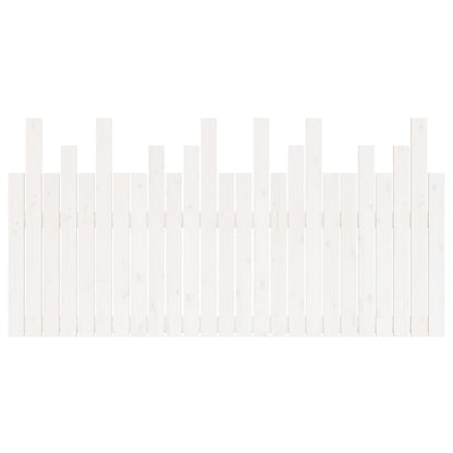 vidaXL Wall Headboard White 159.5x3x80 cm Solid Wood Pine