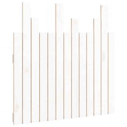 vidaXL Wall Headboard White 82.5x3x80 cm Solid Wood Pine
