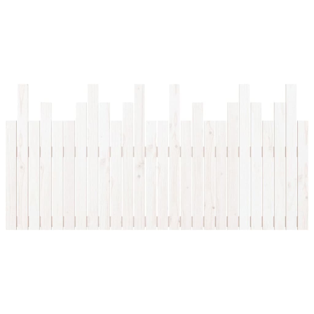 vidaXL Wall Headboard White 166x3x80 cm Solid Wood Pine