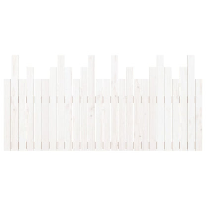 vidaXL Wall Headboard White 166x3x80 cm Solid Wood Pine