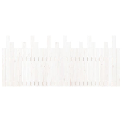 vidaXL Wall Headboard White 185x3x80 cm Solid Wood Pine
