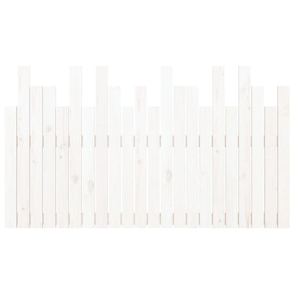 vidaXL Wall Headboard White 140x3x80 cm Solid Wood Pine