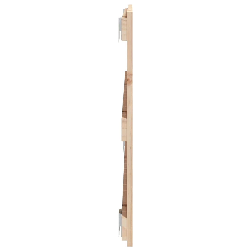 vidaXL Wall Headboard 108x3x60 cm Solid Wood Pine