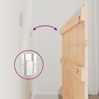 vidaXL Wall Headboard 108x3x60 cm Solid Wood Pine