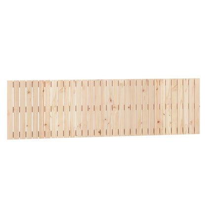 vidaXL Wall Headboard 204x3x60 cm Solid Wood Pine