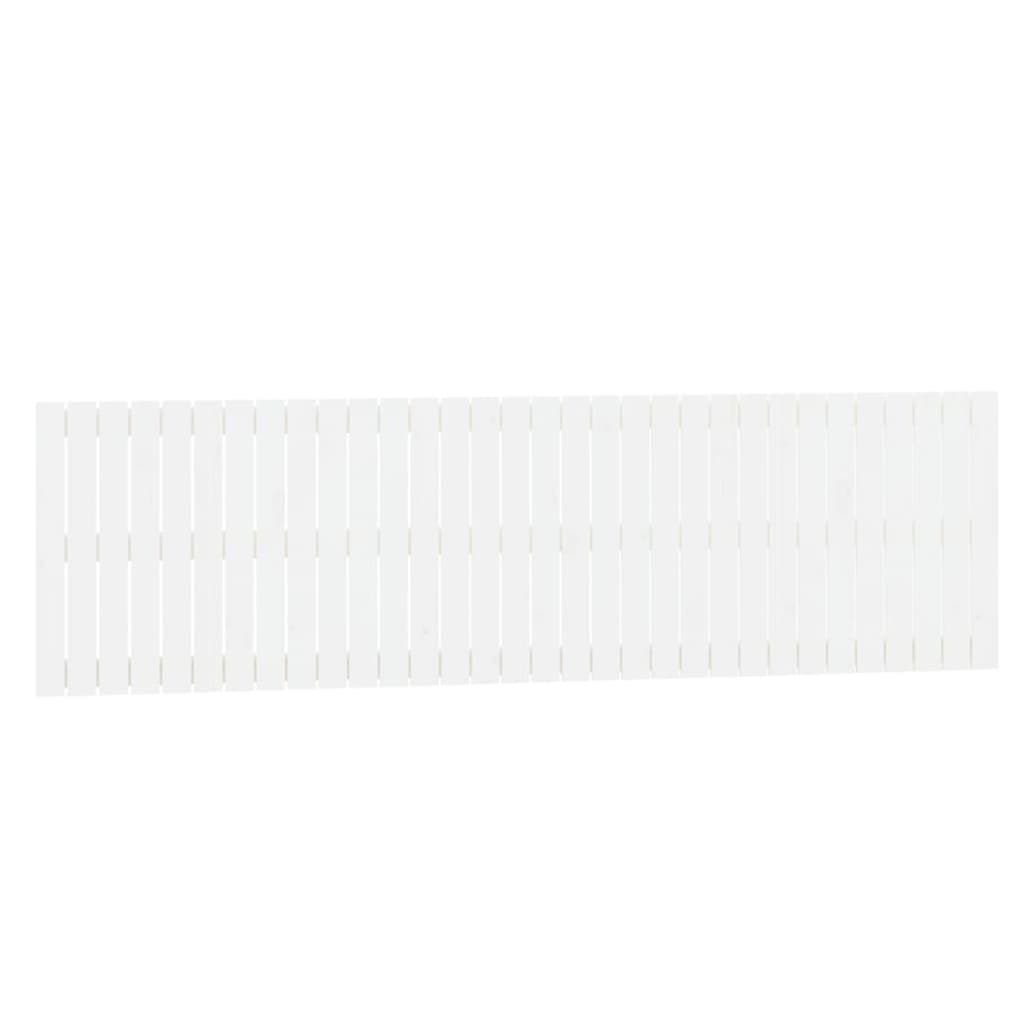 vidaXL Wall Headboard White 204x3x60 cm Solid Wood Pine
