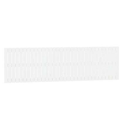 vidaXL Wall Headboard White 204x3x60 cm Solid Wood Pine