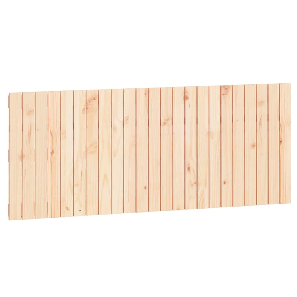 vidaXL Wall Headboard 147x3x60 cm Solid Wood Pine
