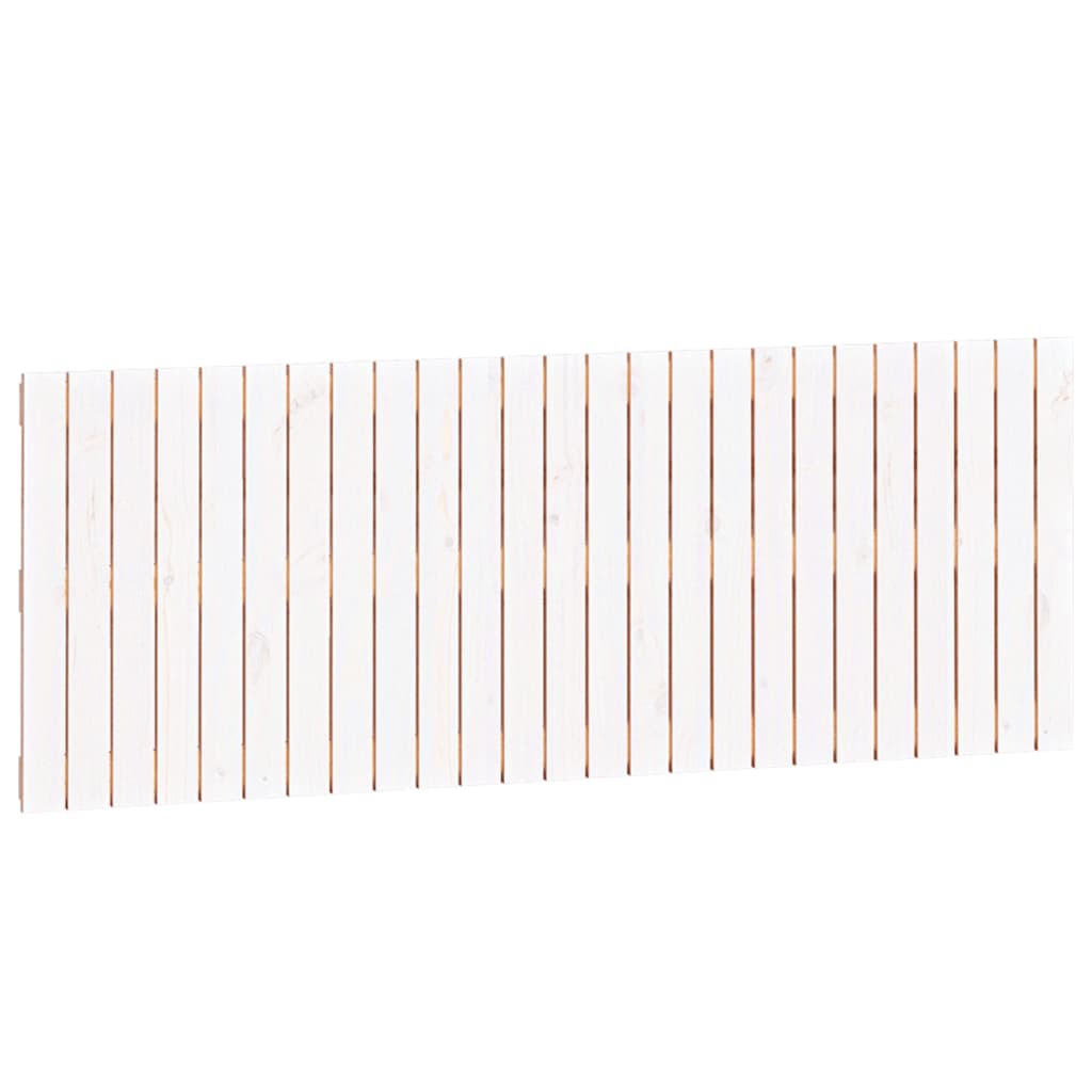 vidaXL Wall Headboard White 159.5x3x60 cm Solid Wood Pine