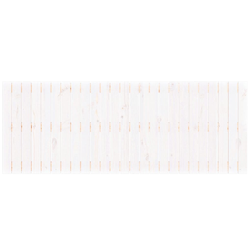 vidaXL Wall Headboard White 159.5x3x60 cm Solid Wood Pine