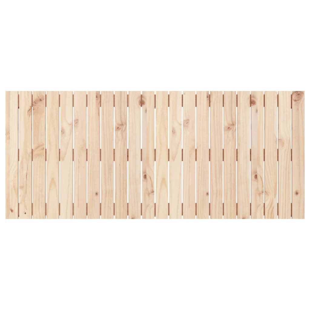 vidaXL Wall Headboard 140x3x60 cm Solid Wood Pine