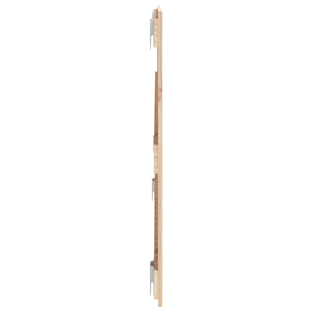 vidaXL Wall Headboard 140x3x60 cm Solid Wood Pine