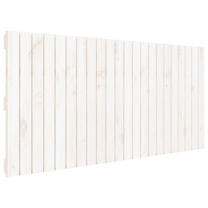 vidaXL Wall Headboard White 140x3x60 cm Solid Wood Pine