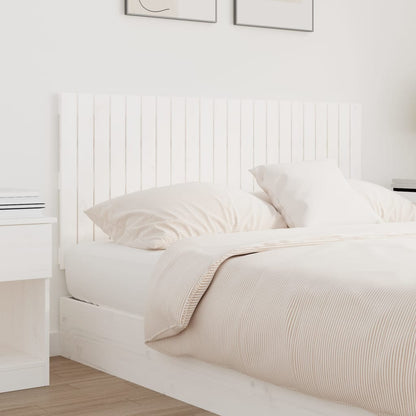 vidaXL Wall Headboard White 140x3x60 cm Solid Wood Pine