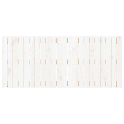 vidaXL Wall Headboard White 140x3x60 cm Solid Wood Pine