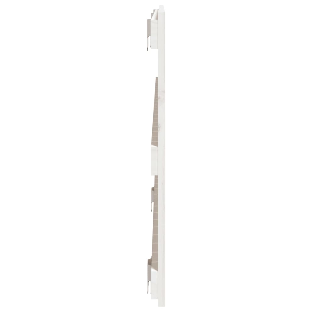 vidaXL Wall Headboard White 140x3x60 cm Solid Wood Pine