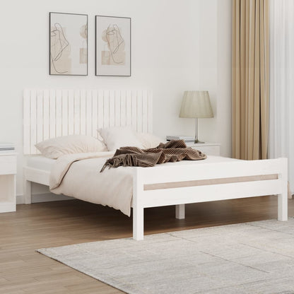 vidaXL Wall Headboard White 140x3x60 cm Solid Wood Pine