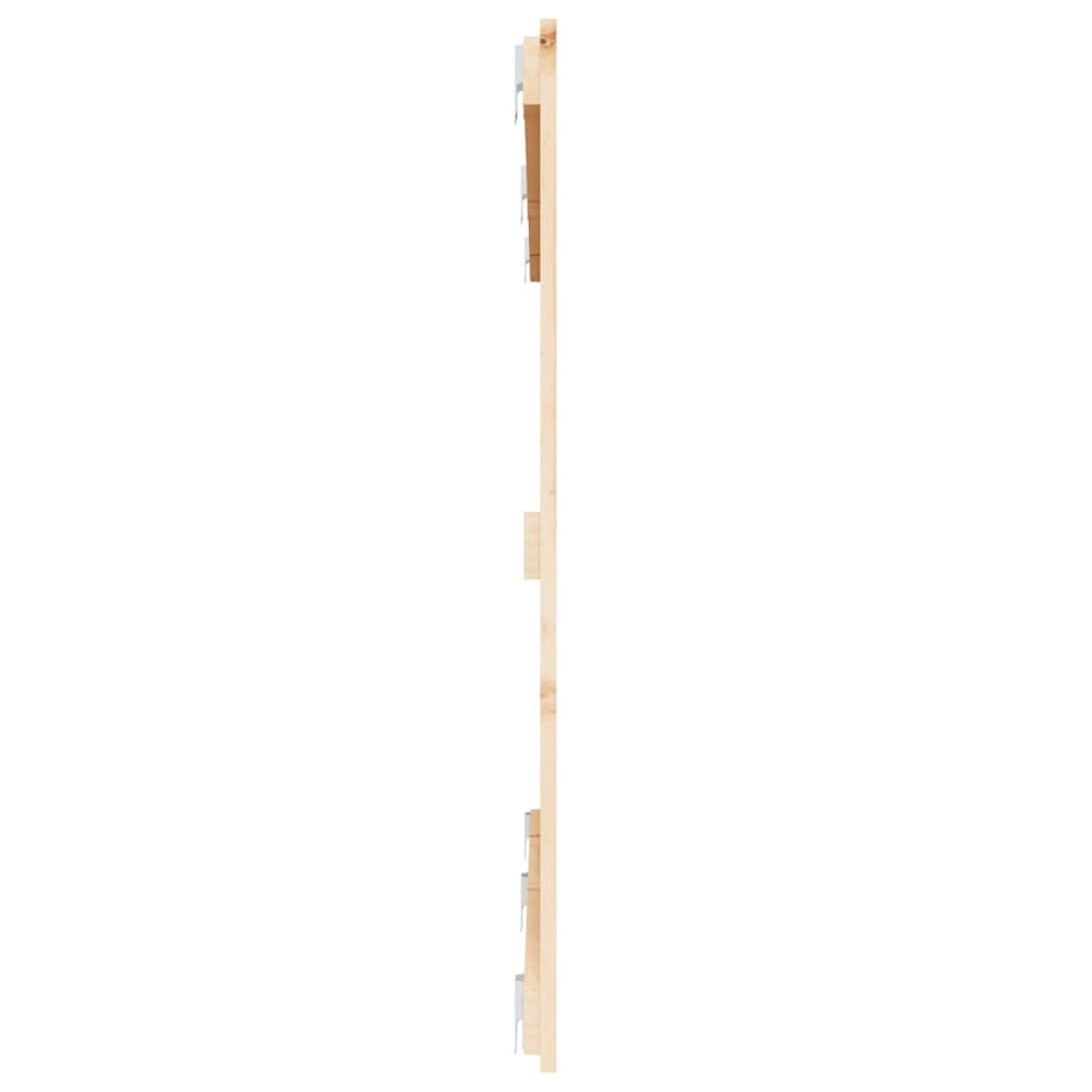 vidaXL Wall Headboard 159.5x3x90 cm Solid Wood Pine