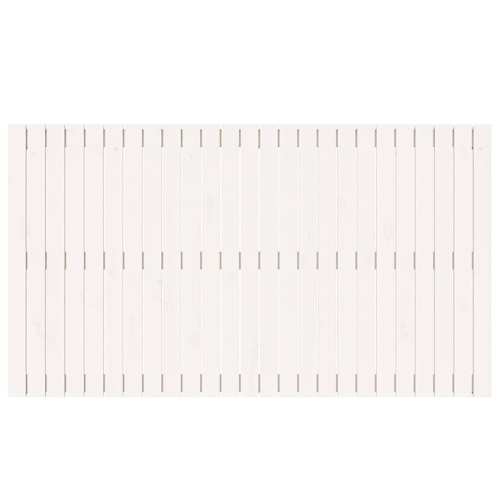 vidaXL Wall Headboard White 159.5x3x90 cm Solid Wood Pine