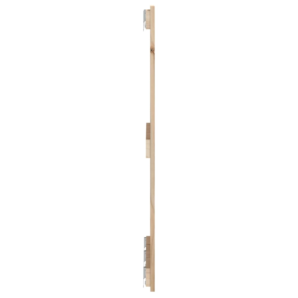 vidaXL Wall Headboard 185x3x90 cm Solid Wood Pine