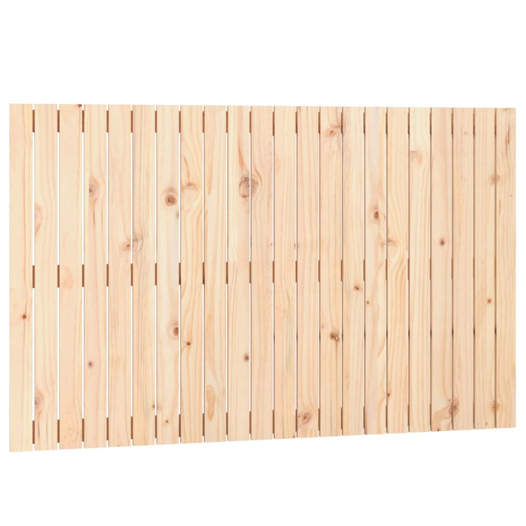 vidaXL Wall Headboard 140x3x90 cm Solid Wood Pine