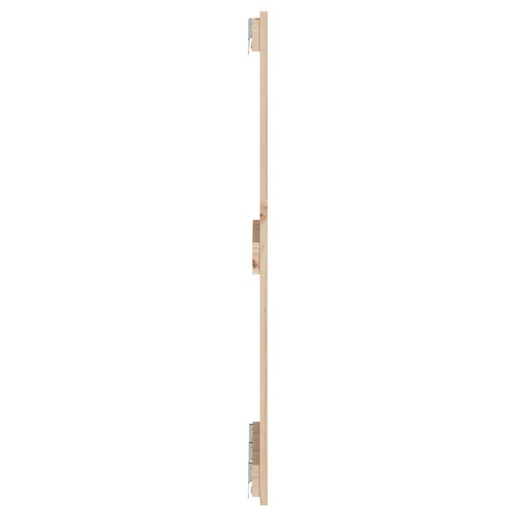 vidaXL Wall Headboard 140x3x90 cm Solid Wood Pine