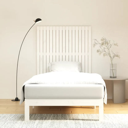 vidaXL Wall Headboard White 108x3x110 cm Solid Wood Pine