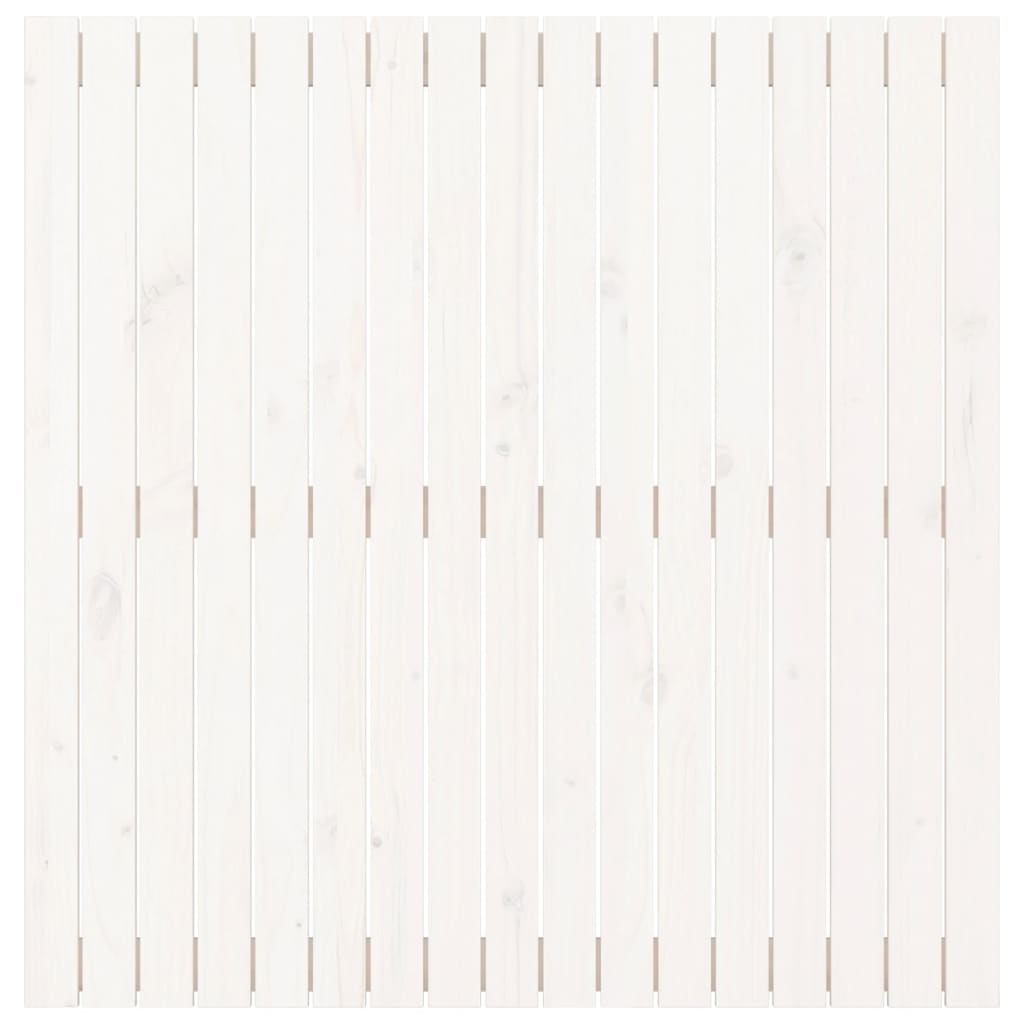 vidaXL Wall Headboard White 108x3x110 cm Solid Wood Pine