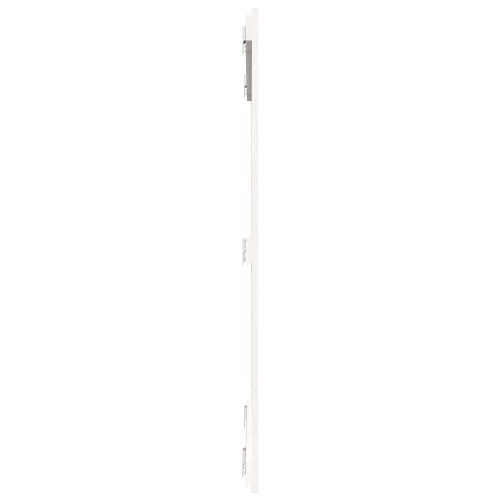 vidaXL Wall Headboard White 108x3x110 cm Solid Wood Pine