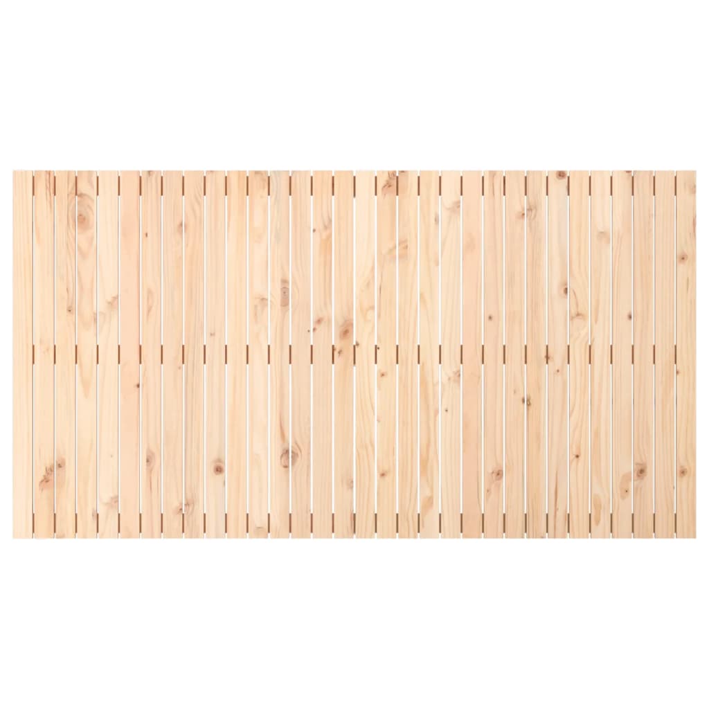 vidaXL Wall Headboard 204x3x110 cm Solid Wood Pine