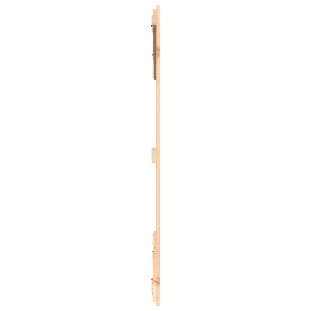 vidaXL Wall Headboard 204x3x110 cm Solid Wood Pine