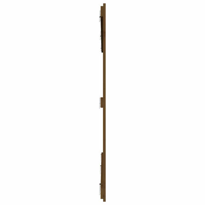 vidaXL Wall Headboard Honey Brown 204x3x110 cm Solid Wood Pine