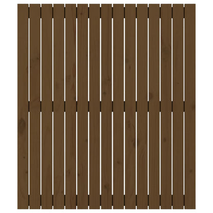 vidaXL Wall Headboard Honey Brown 95.5x3x110 cm Solid Wood Pine