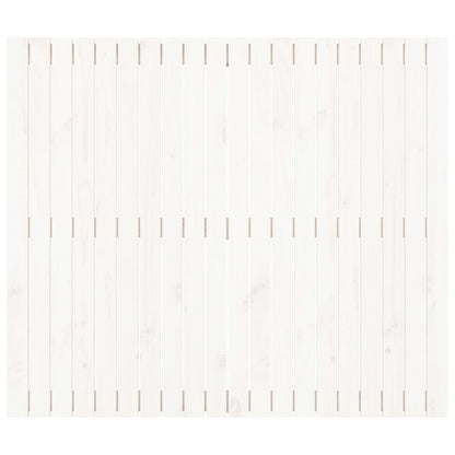 vidaXL Wall Headboard White 127.5x3x110 cm Solid Wood Pine