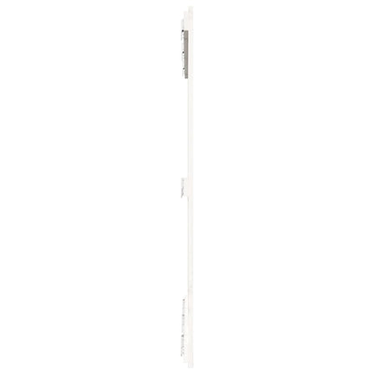vidaXL Wall Headboard White 127.5x3x110 cm Solid Wood Pine